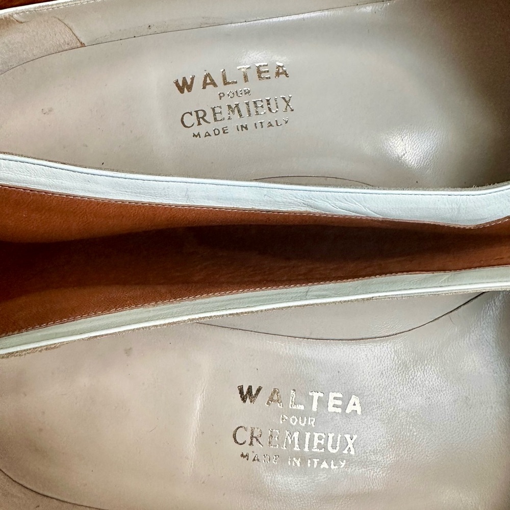 Vintage Cremieux Designer Kitten Heels - Unworn Made in Italy, Leather, size 36 - Picture 4 of 5